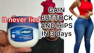 Gain butt and hips naturally at home no diet no exercise!!!