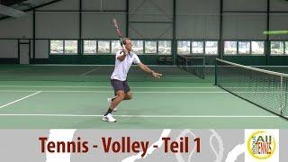 Volley Teil 1 - Tennis Technik - HD