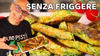 Nuvole di Zucchine  SENZA FRIGGERE e senza forno ricette di zucchine