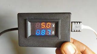 Install Dual USB Volt and Ampere Meter