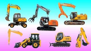 MENEBAK GAMBAR DENGAN BENAR!! JENIS ALAT BERAT JCB EXCAVATOR TRACTOR VIDEO CARTOON CORRECTLY GUESS