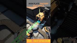 SATISFACTORY FAST BUILD IRONPLATE #satisfactory #build #architect