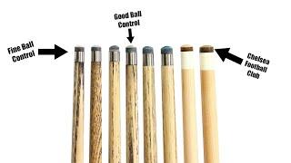 Cue Tip Size Comparisons