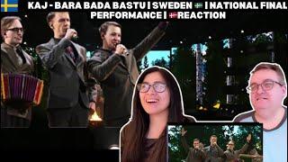 KAJ - Bara Bada Bastu | Sweden  | National Final Performance | REACTION