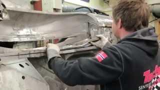 Mig brazing a Jaguar xjs body