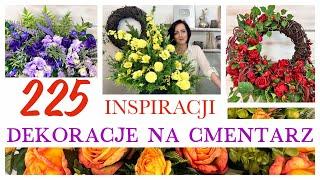 DEKORACJE NA CMENTARZ 2024 / GRAVE DECORATIONS INSPIRATIONS