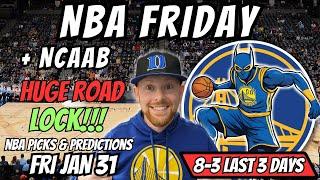 NBA Picks Today Friday 1/31/2025 | FREE NBA Best Bets, Predictions & NBA Player Props Today