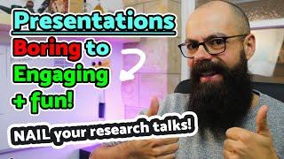 Deliver a KILLER research presentation! | PhD presentation skills and tips