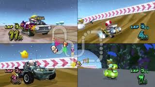 Mario Kart Wii Custom Tracks (Wiimms)  4 Players #788 (3 Tracks) 150cc