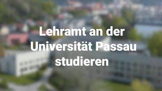 Lehramt studieren - Universität Passau