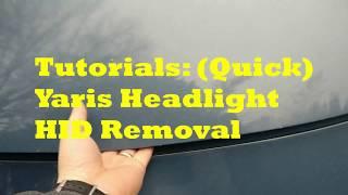 Tutorials: (Quick) HID Removal and LED Bulb installation Overview