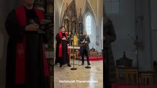 Duo „Vocal Collage“ singen „Hallelujah“ in der Trauerversion (Joachim & Carolin Rohrbach)