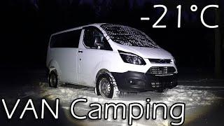 COLD WINTER CAMPER VAN CAMPING [COOKING, RELAXING, ASMR ]