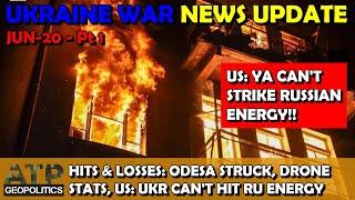 Ukraine War NEWS Update (20250620a): Pt 1 - Overnight & Other News: Odesa Struck