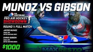 The Centerline Air Hockey Showdown #1 - Jacob Munoz vs Chris Gibson - Winner's side Round 1