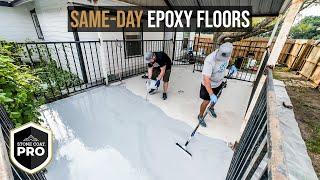 Single Day Epoxy Floor Coating - Stone Coat PRO Flake Flooring System