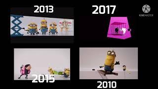 Minions 2010 2013 2015 2017