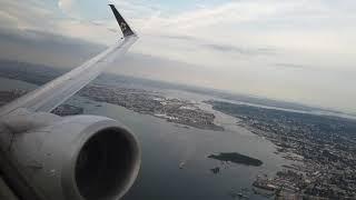 United 737-800 Evening Takeoff from Newark (+ATC)