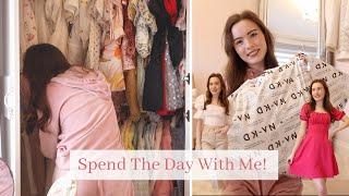 Spend the Day With Me Vlog: Wardrobe Declutter & Unboxing My NAKD Order + DISCOUNT CODE | Molly Jo