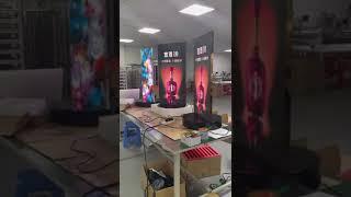 Rotating Small Double sided Video Poster #digitalsignage #leddisplay