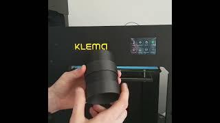 #KLEMA #FDM #3dprinter  Threaded adapter for a car hubcap, 3D printed from durable PBT Carbon