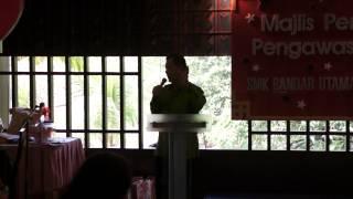 SMK BUD (3) Prefect High Tea (Mr Wong's Speech)