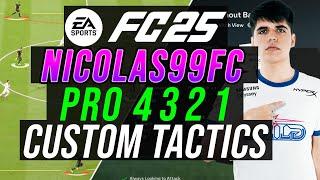 THE 4-3-2-1 META IS BACK?! PRO PLAYERS NICOLAS99FC META 4321 CUSTOM TACTICS - EA FC 25