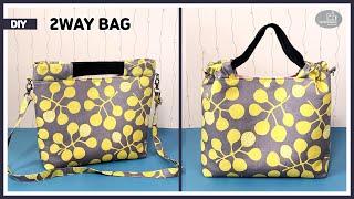 2way bag! You can make a simple but stylish bag