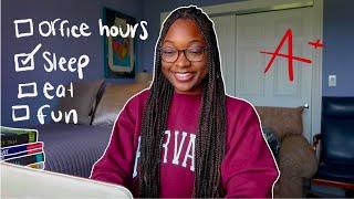 STRAIGHT A's in HARD college classes | harvard student