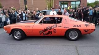 GoldRush Rally cars arrival for show