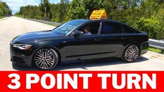 HOW TO DO A THREE POINT TURN (Follow these easy steps to pass the Road Test)