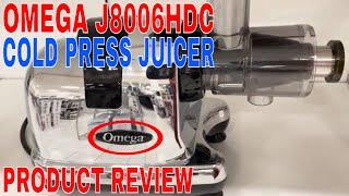   Omega J8006HDC Cold Press Juicer Machine Vegetable and Fruit Juice Extractor 