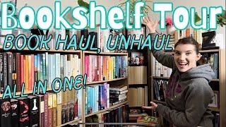 BOOK HAUL, UNHAUL, BOOKSHELF TOUR