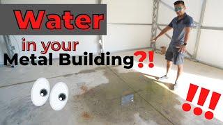 How to keep water out of your Metal Building? | WolfSteel Buildings