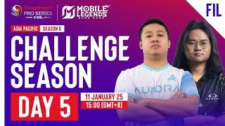  [FIL] AP Mobile Legends: Bang Bang | Snapdragon Mobile Challenge Season | Season 6 | Day 5