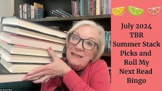 July 2024 TBR | Summer Stack Picks and Roll My Next Read Bingo