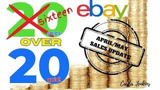 (i didn't even have) 20 EBAY SALES OVER £20 - APRIL/MAY UPDATE | CARLA JENKINS