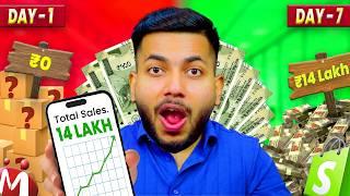 ₹14 Lakh in 7 Days with Indian Dropshipping (FULL CASE STUDY)