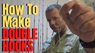 How to make DOUBLE HOOKS for deep sea fishing