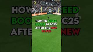 How to SPEED BOOST after the New Patch in FC25 #fc25 #eafc25 #fifa25