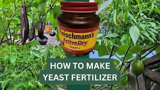 YEAST FERTILIZER.  Yeast as an Organic Fertilizer. #OrganicGardening, #BackyardGarden,  #야채.  