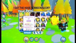 I GOT THE HUGE SCARECROW CAT!