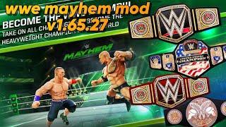 Wwe mayhem version 1.65.227 mod apk all problems fix