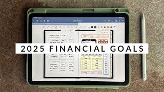 My 2025 Financial Trackers | How To Set Money Goals | ajadang