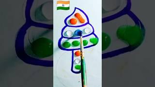 Indian flag drawing  independence day|| republic day drawing#shorts #art #flag