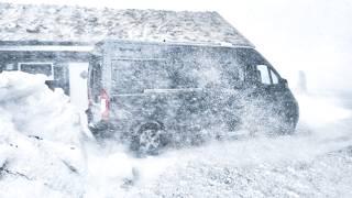 Surviving the Worst Blizzard of my Life. Extreme Snow Storm Winter Van Life Camping, Hurricane Winds