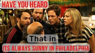 Have you heard that in It's Always Sunny in Philadelphia...  #shorts