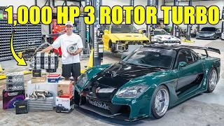 Building a 1,000HP 3 Rotor Veilside RX-7! [Part 1]