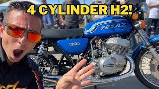 World's ONLY 4 Cylinder Kawasaki H2 Two Stroke ! 