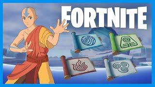 Fortnite but I only use the Avatar Elements (Funny Moments)